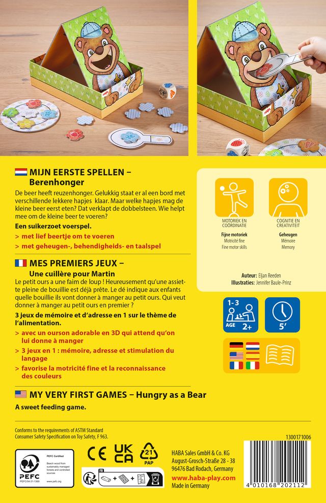 Haba | Mijn eerste spellen - Berenhonger (2+)