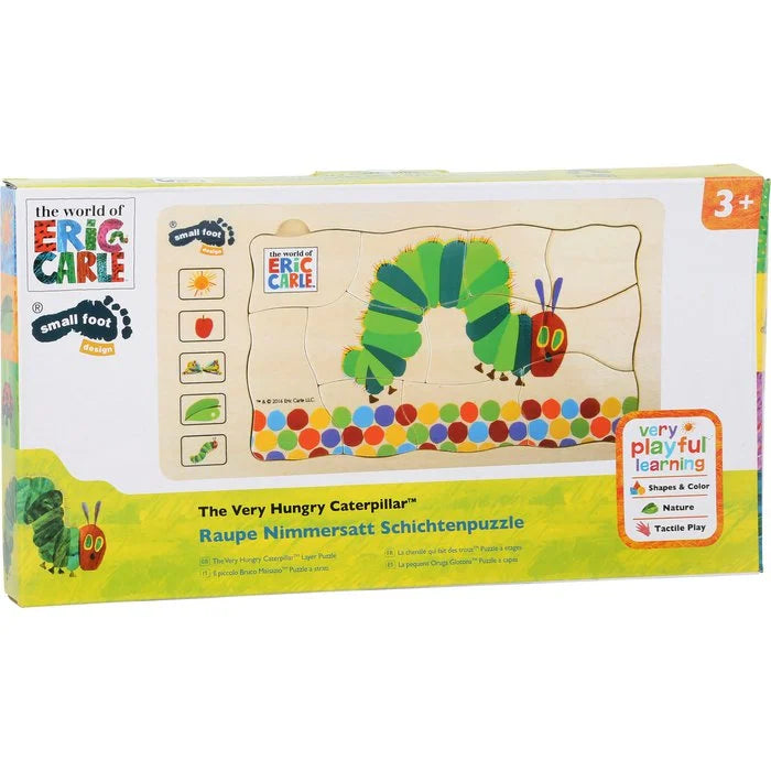 Small Foot - Rupsje nooit genoeg puzzel - 4 lagen