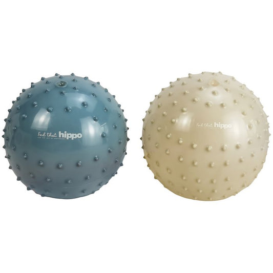 Find That Hippo | Set  Sensory Ballen - Petrolblauw en Kaki