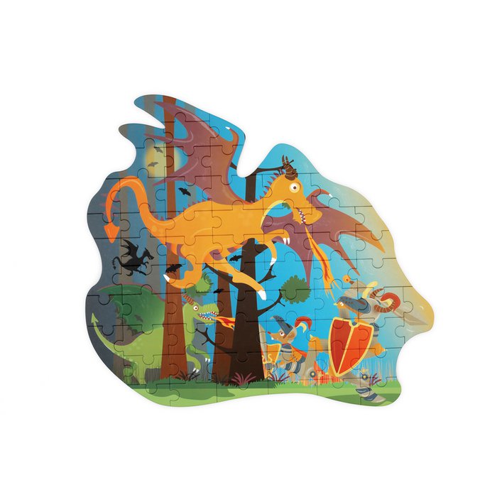 Scratch | Puzzel Draak (4+) 61 stukken
