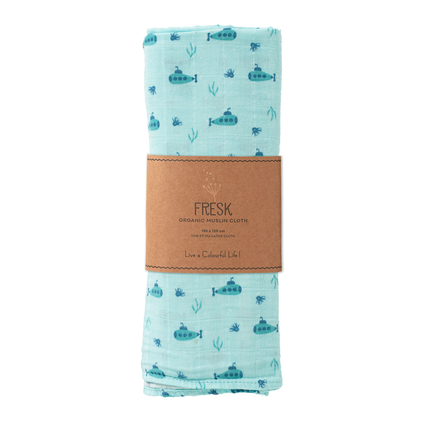 Fresk | Hydrofiele Doek 120x120cm - Submarine