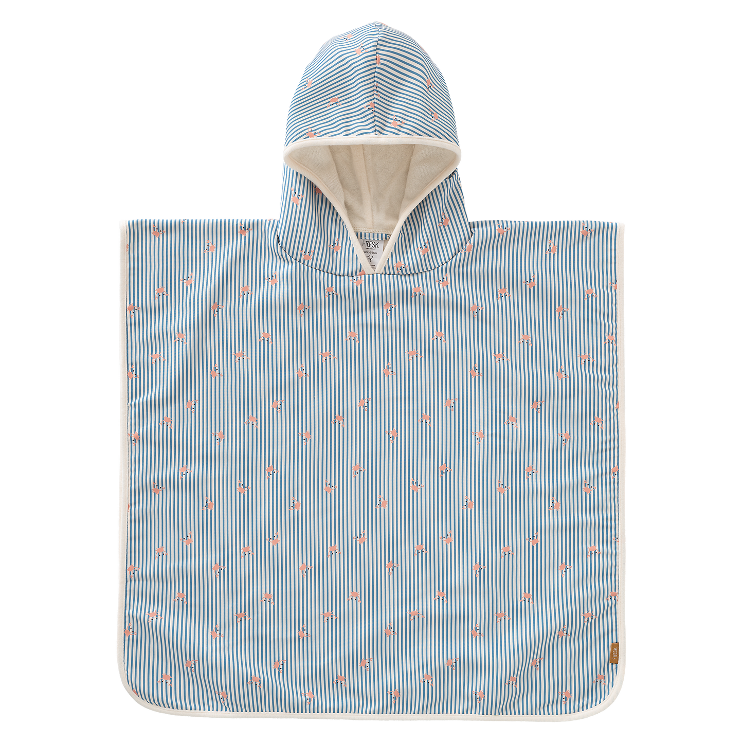 Fresk | UV Poncho - Stripes & crabs