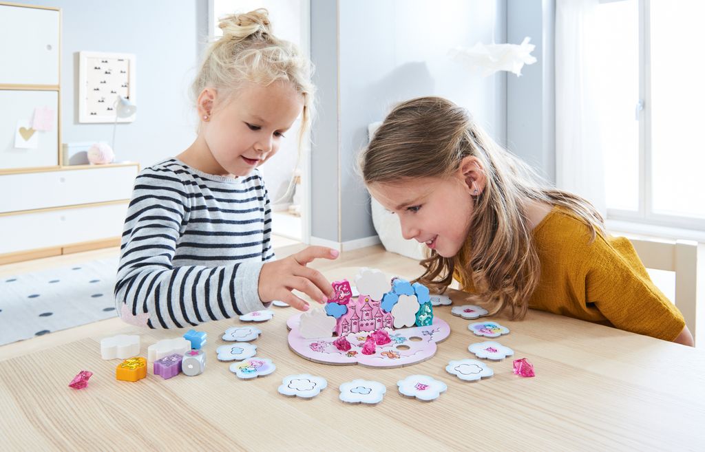 Haba | Eenhoorn Flonkerglas - Stapelwolken (4+)