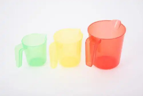 Tickit | Doorschijnende Gekleurde Nestkannen (set 3 stuks)