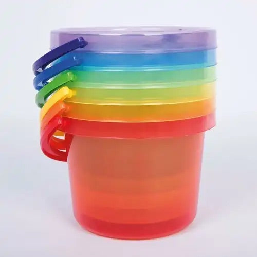 Tickit | Doorschijnende Kleuren emmers
