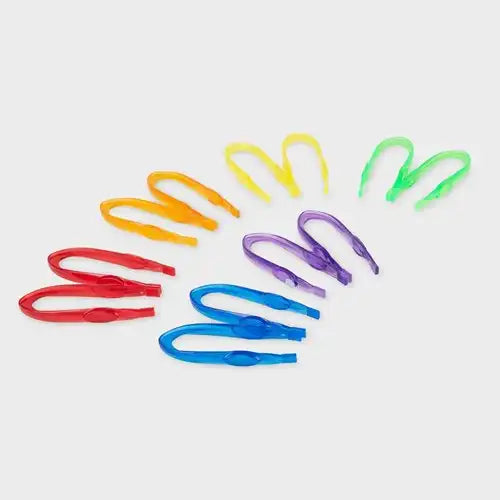 Tickit | Doorschijnende Kleurenpincet (set 12 stuks)